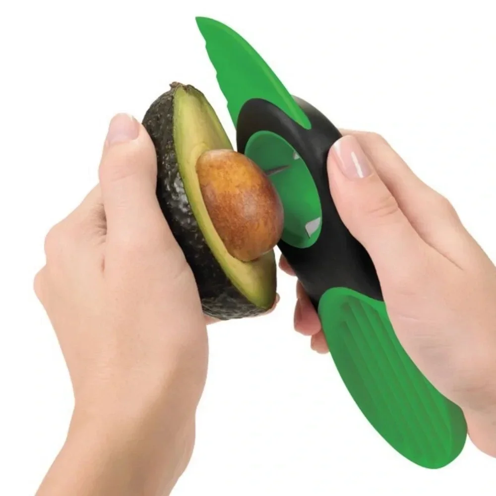 NWT 3-in-1 Green Avocado Slicer